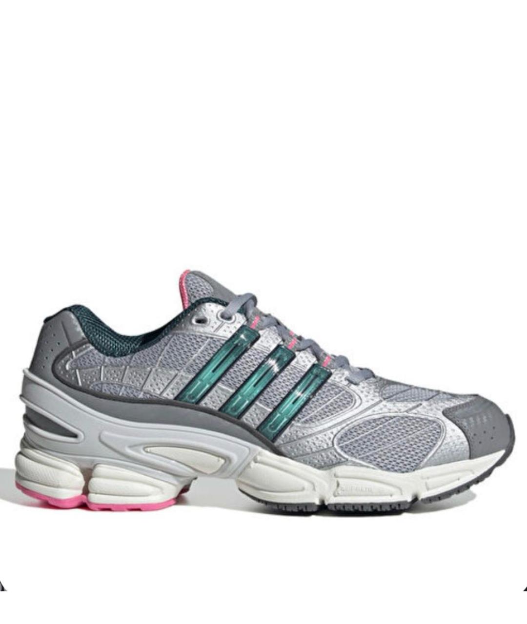 ADIDAS X RAF SIMONS Серые текстильные низкие кроссовки / кеды, фото 6