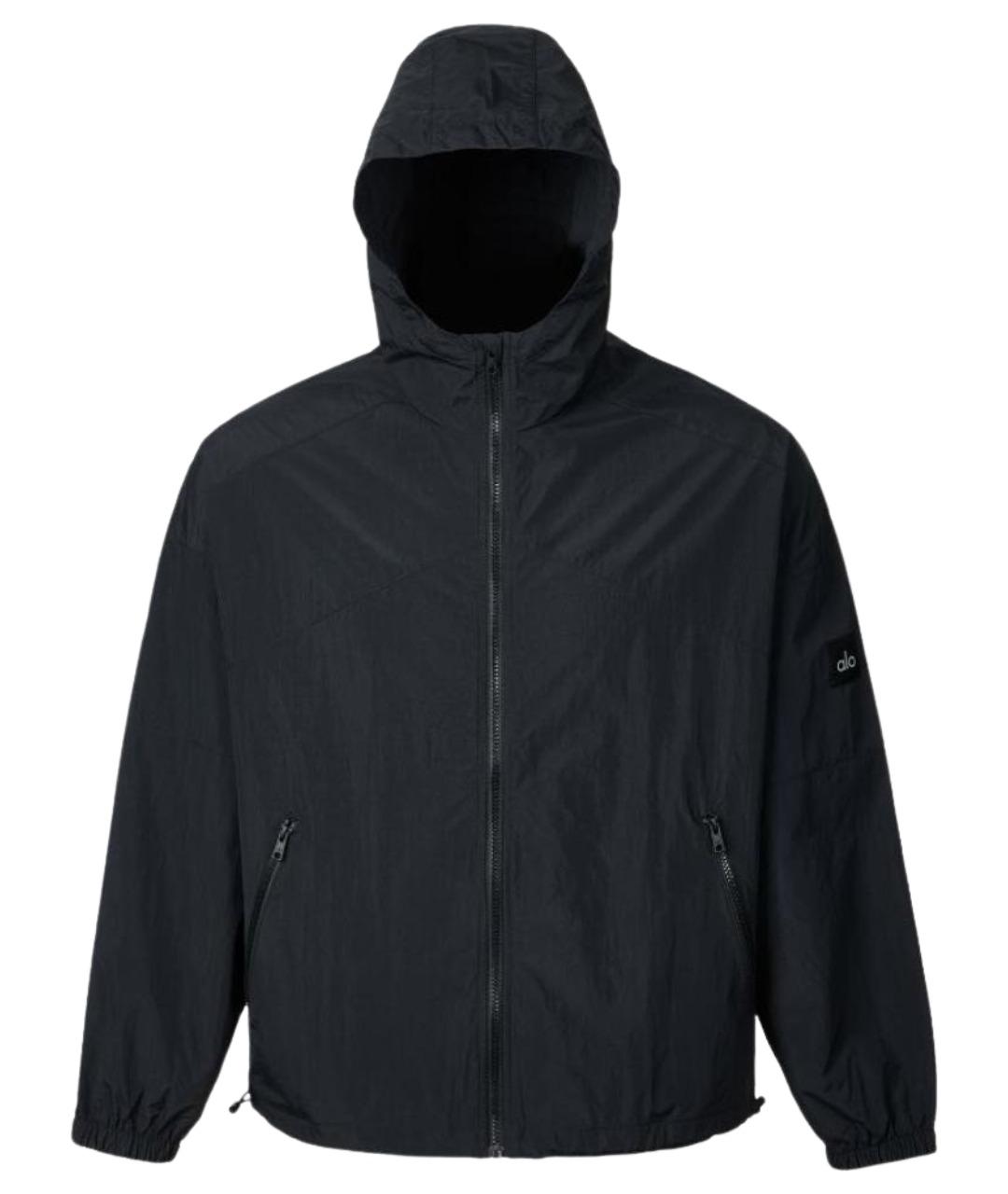 ALO YOGA Черная полиэстеровая спортивная куртка, фото 1