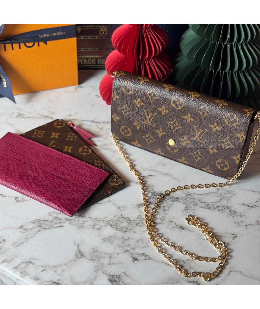 LOUIS VUITTON Коричневая сумка через плечо, фото 4