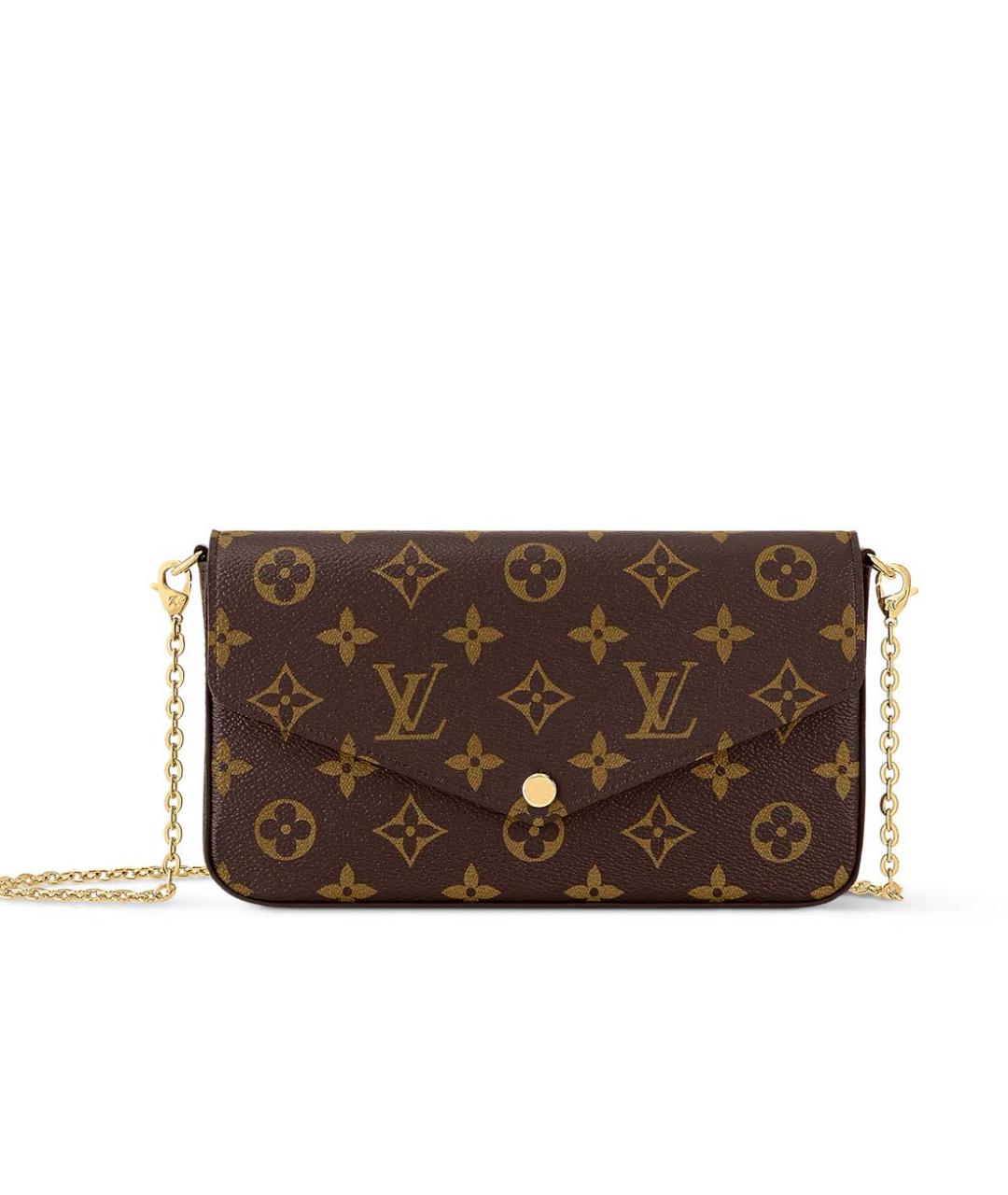 LOUIS VUITTON Коричневая сумка через плечо, фото 6