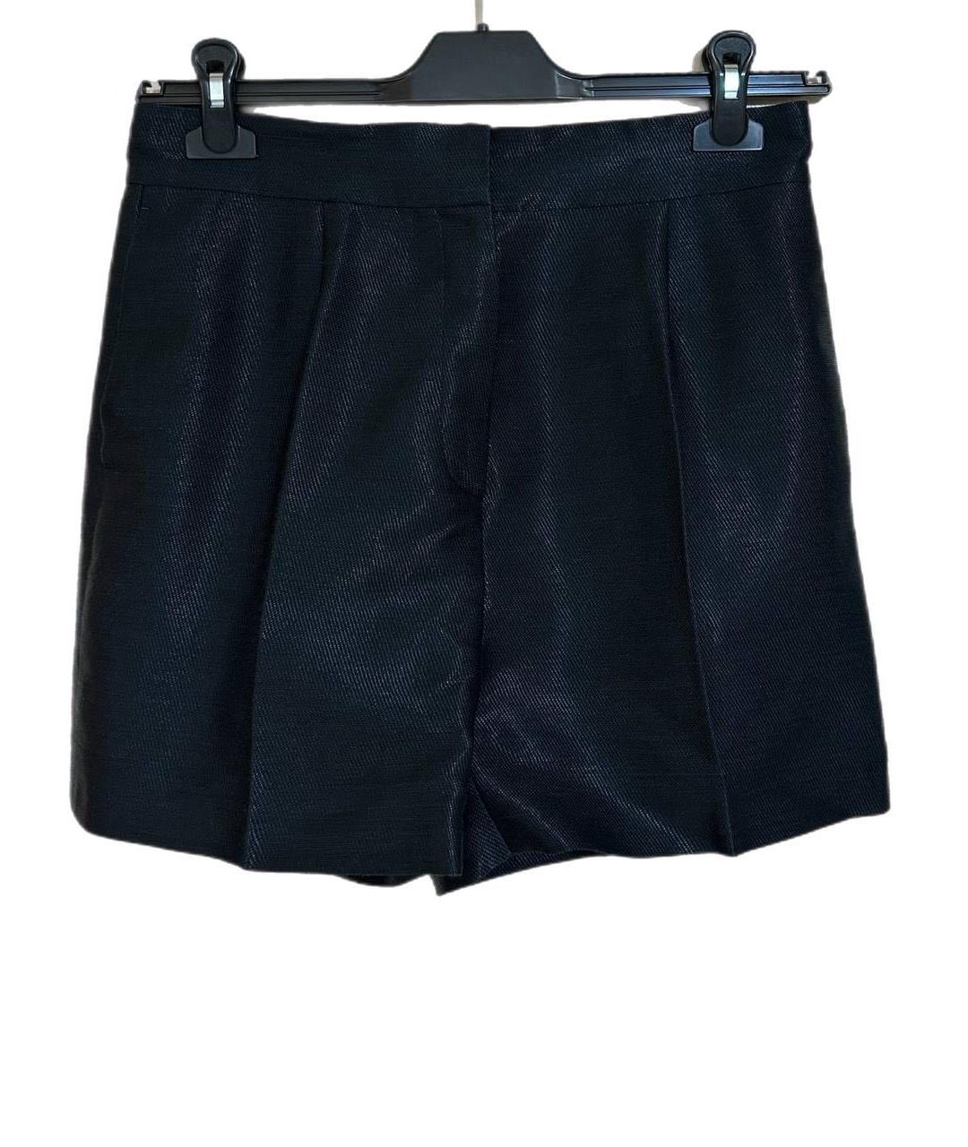 VALENTINO Черные хлопковые шорты, фото 5