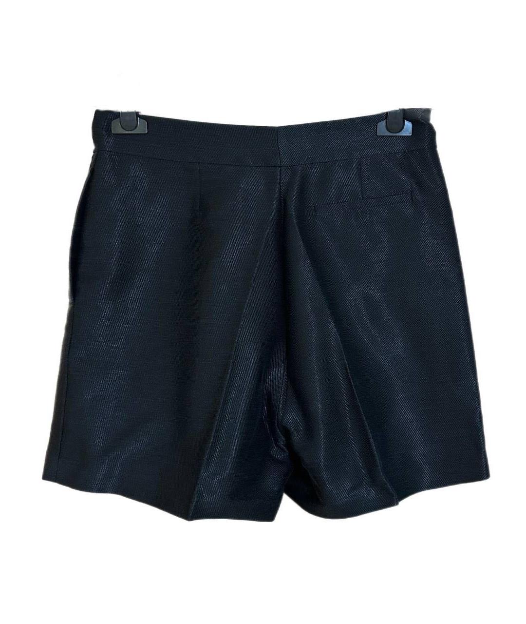 VALENTINO Черные хлопковые шорты, фото 2