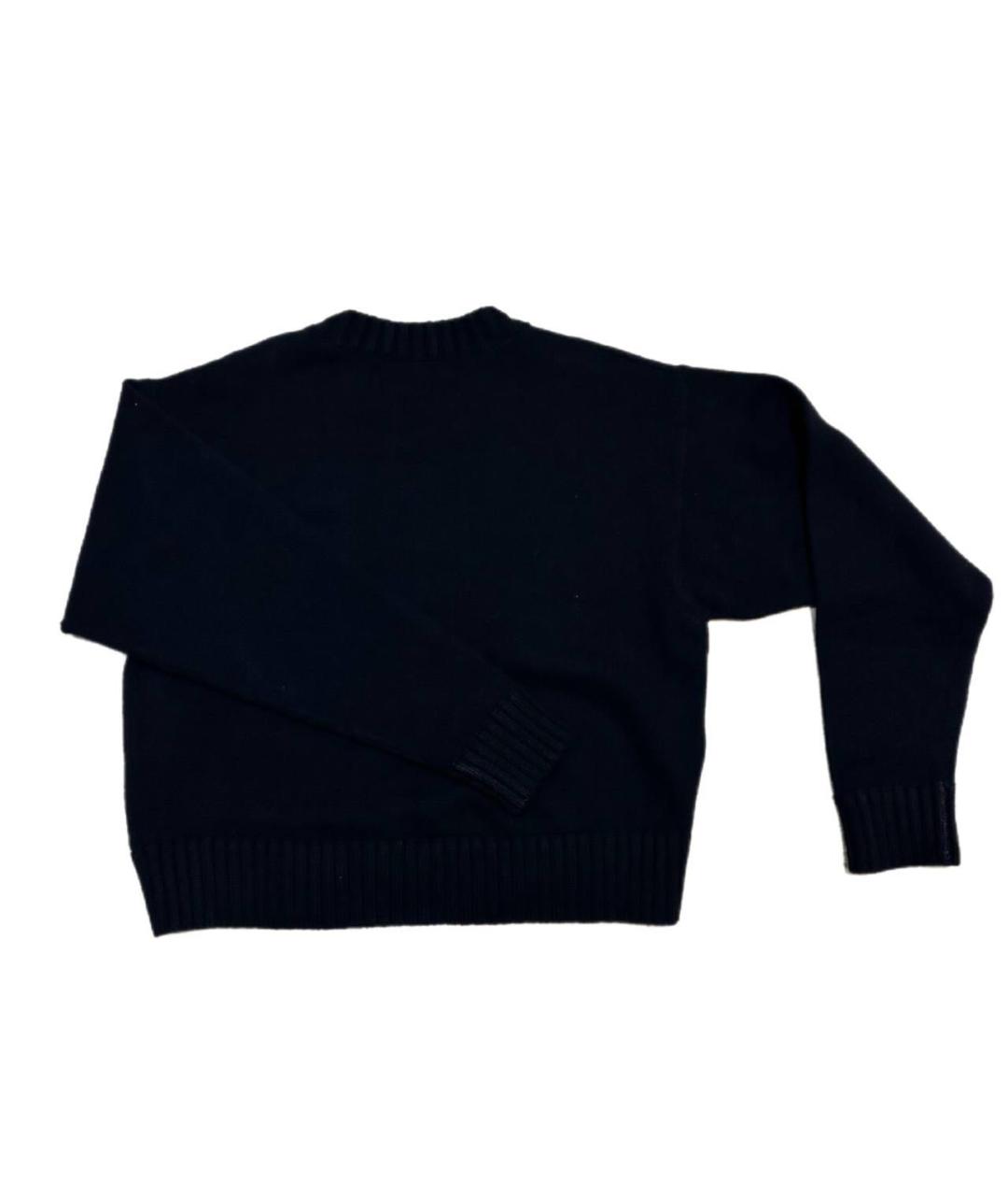 DOLCE&GABBANA Черный шерстяной джемпер / свитер, фото 2