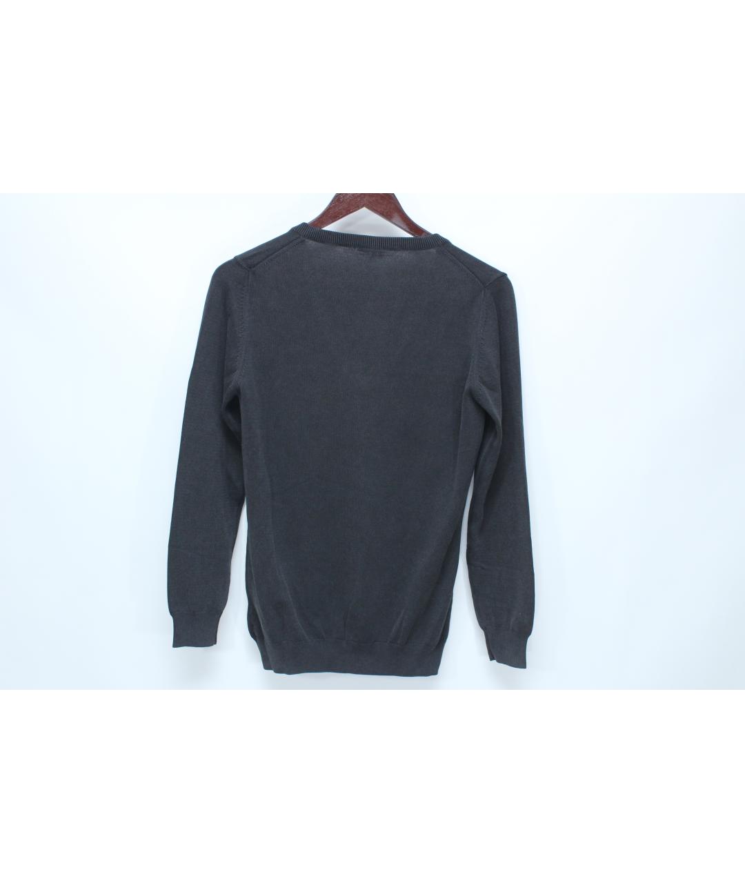 BALLANTYNE Черный хлопковый джемпер / свитер, фото 4