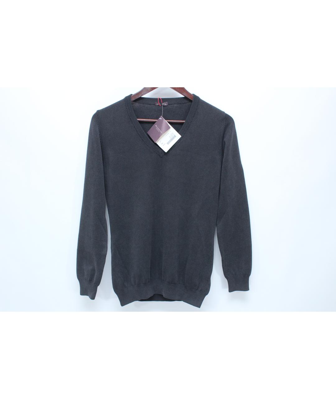 BALLANTYNE Черный хлопковый джемпер / свитер, фото 10