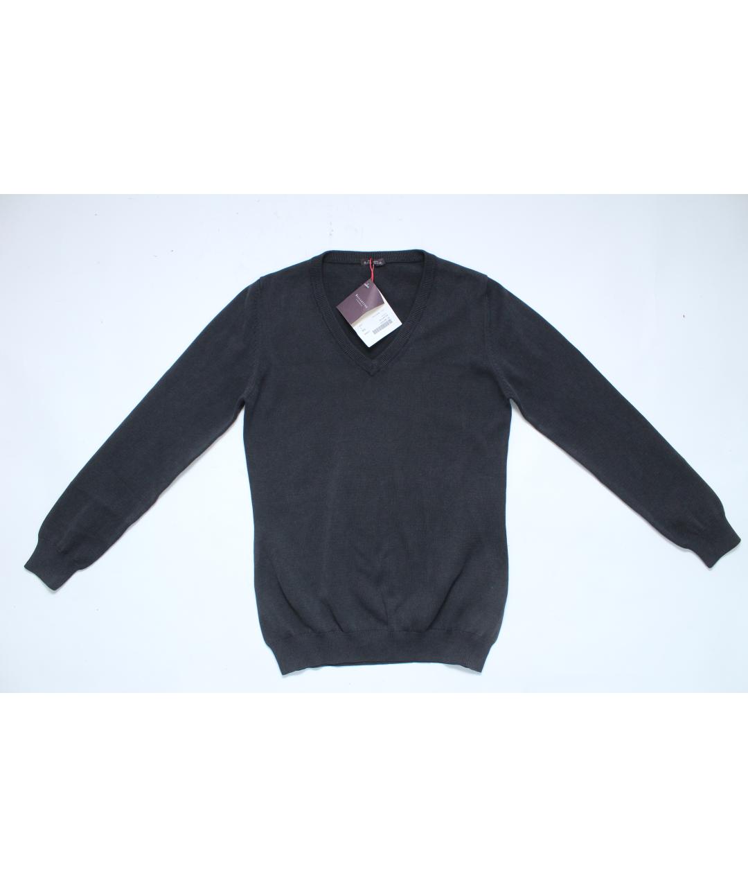 BALLANTYNE Черный хлопковый джемпер / свитер, фото 5