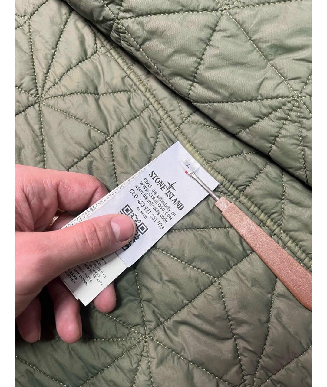 STONE ISLAND SHADOW PROJECT Зеленая хлопковая куртка, фото 5