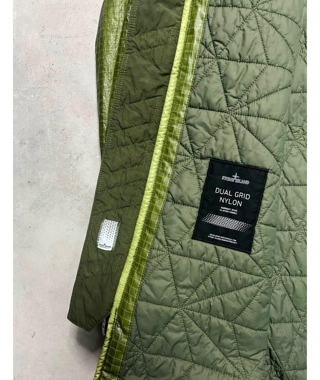 STONE ISLAND SHADOW PROJECT Зеленая хлопковая куртка, фото 6