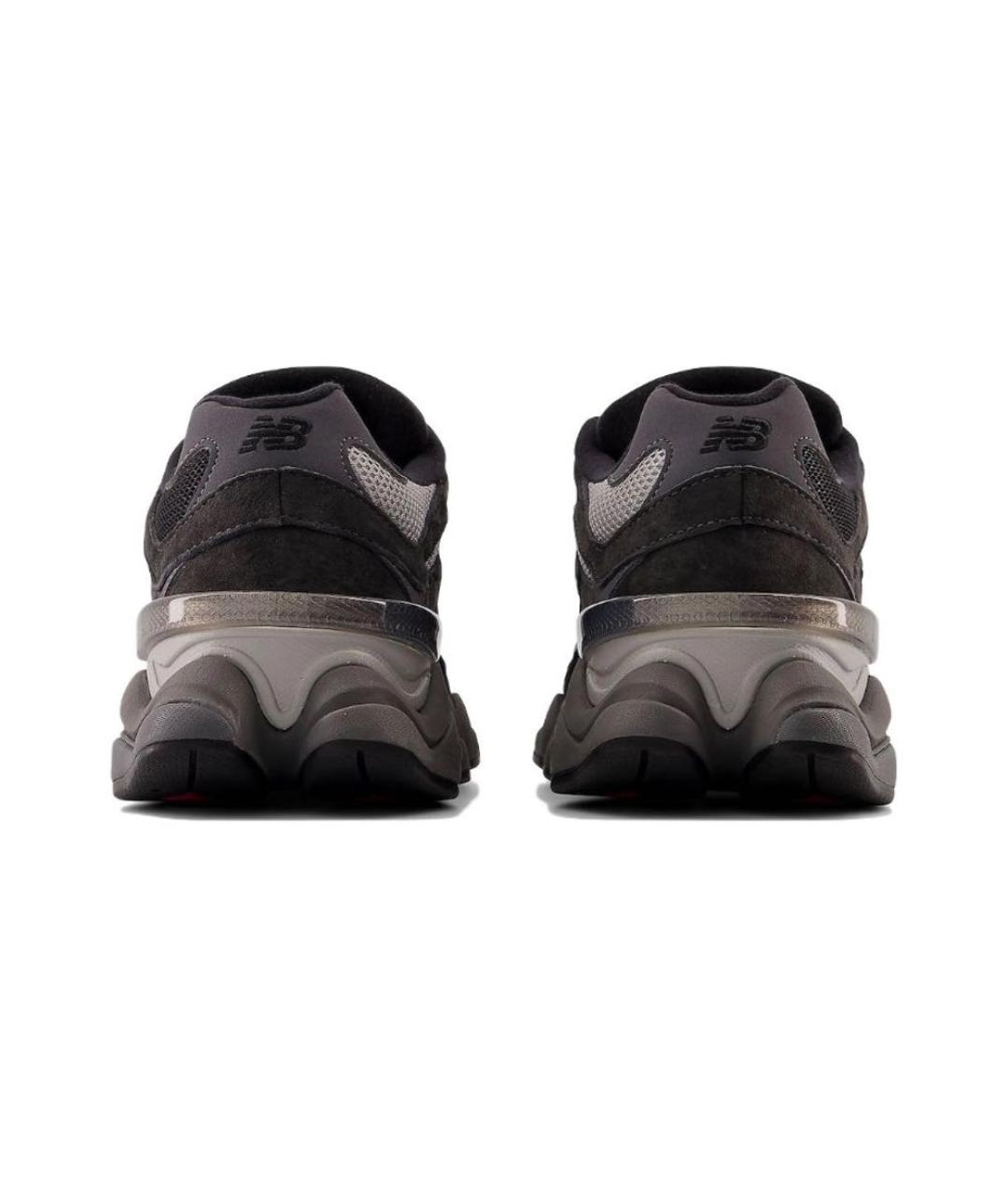 NEW BALANCE Черные замшевые низкие кроссовки / кеды, фото 4