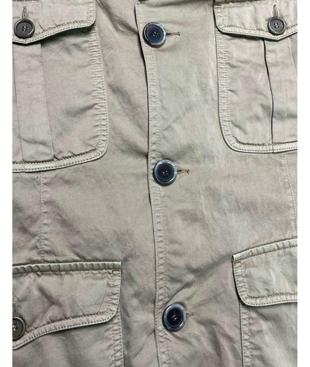 CP COMPANY Коричневая хлопковая куртка, фото 7