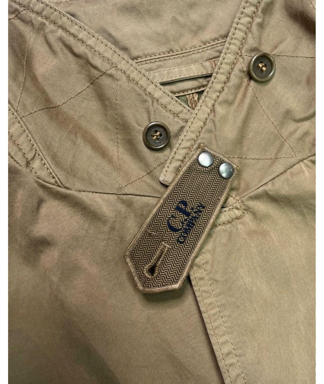 CP COMPANY Коричневая хлопковая куртка, фото 8