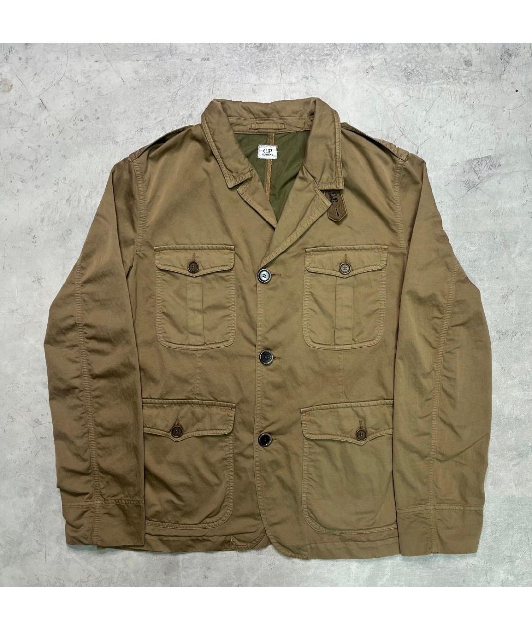 CP COMPANY Коричневая хлопковая куртка, фото 9