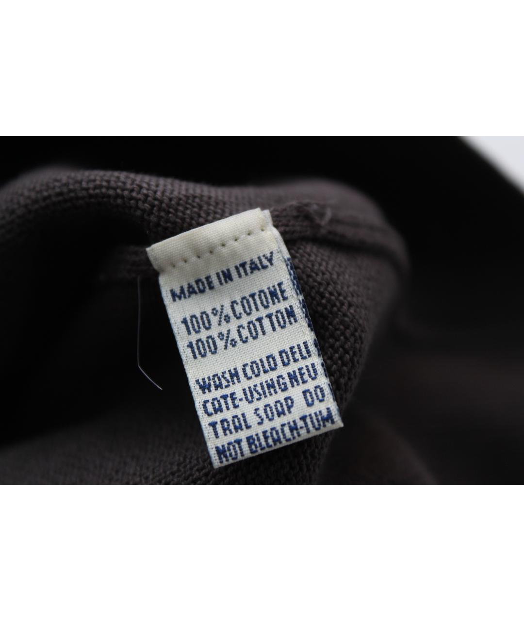 BALLANTYNE Коричневый хлопковый джемпер / свитер, фото 8