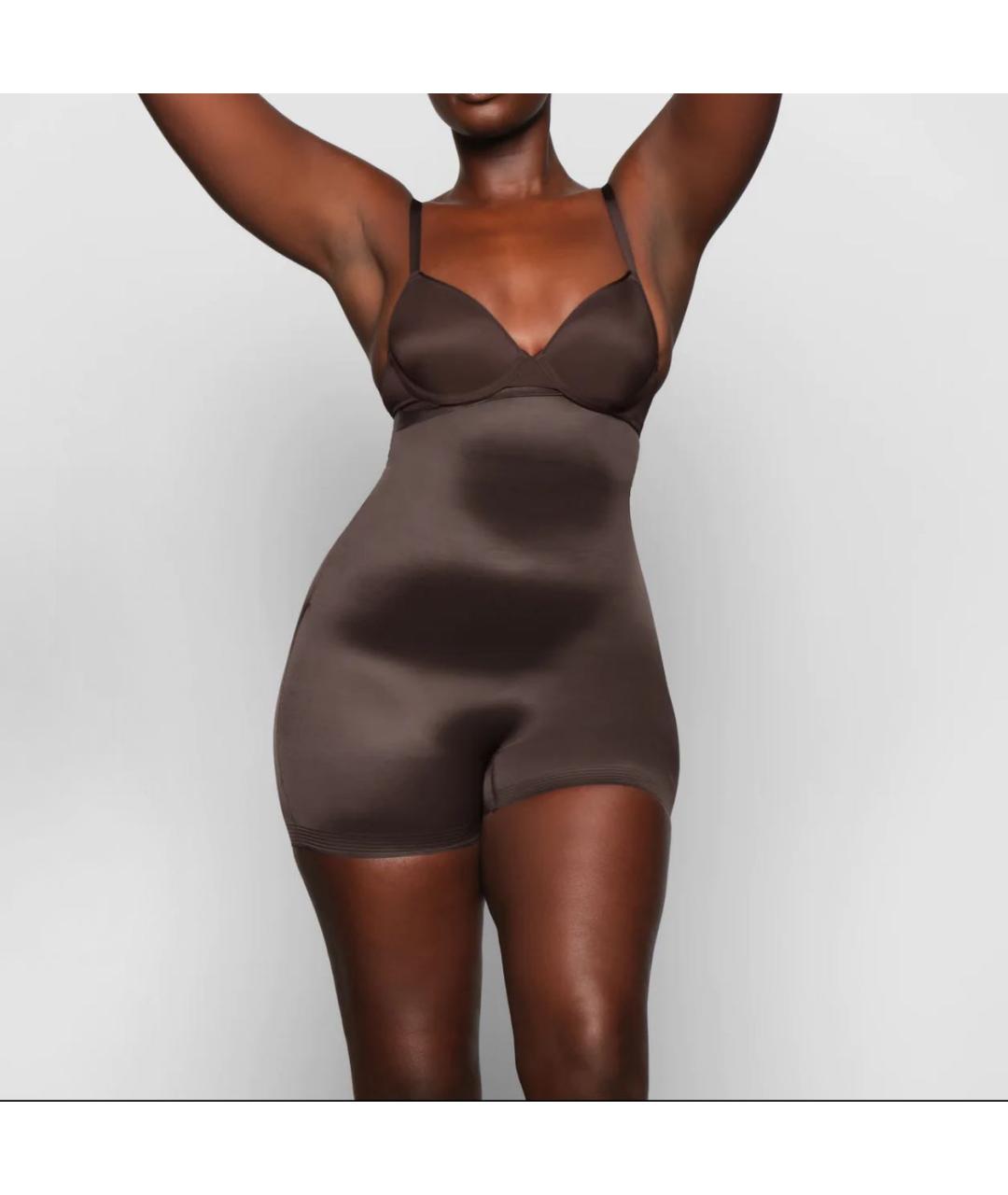 SKIMS Коричневые трусы, фото 2