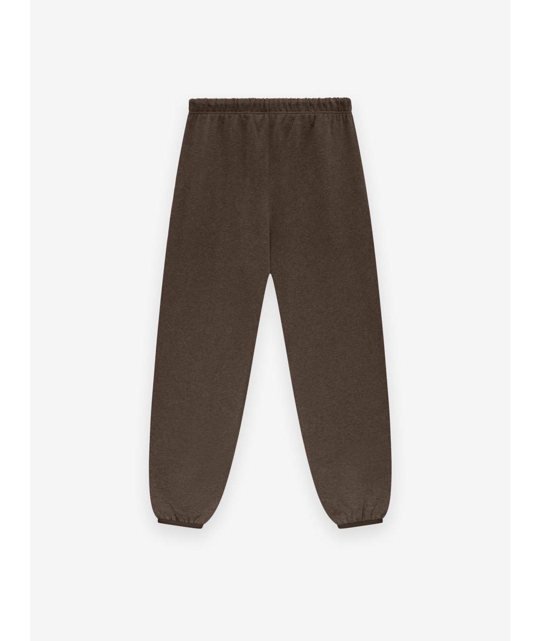 FEAR OF GOD ESSENTIALS Коричневые хлопковые брюки широкие, фото 2