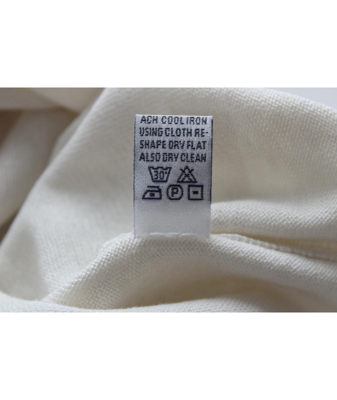 BALLANTYNE Бежевый шелковый джемпер / свитер, фото 9