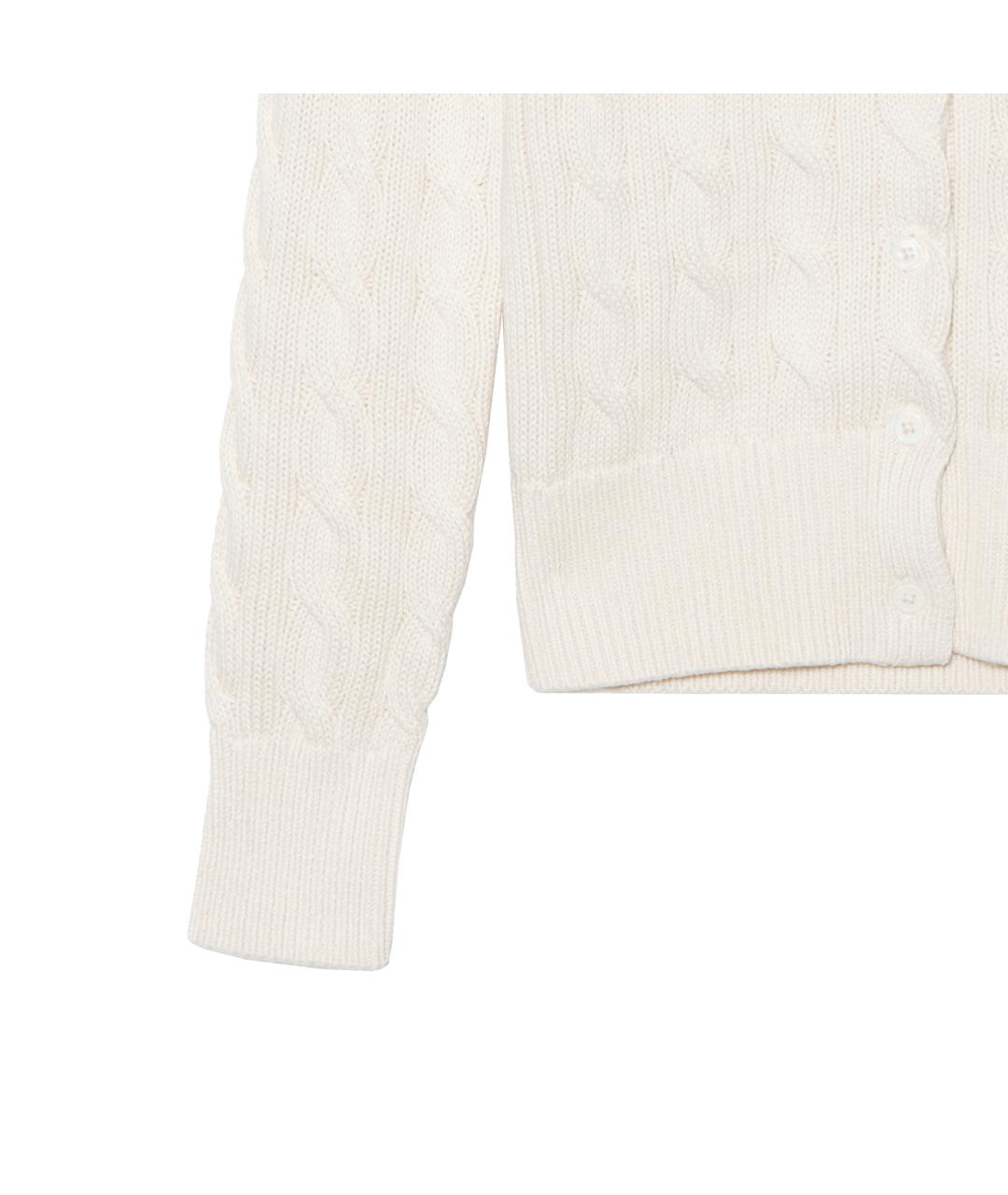 POLO RALPH LAUREN Белый кардиган, фото 4