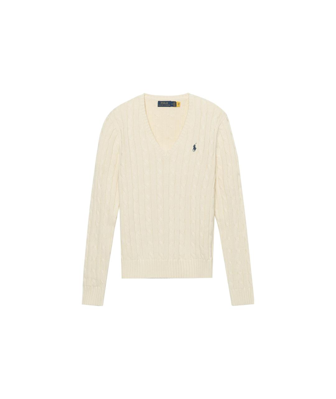 POLO RALPH LAUREN Бежевый джемпер / свитер, фото 8