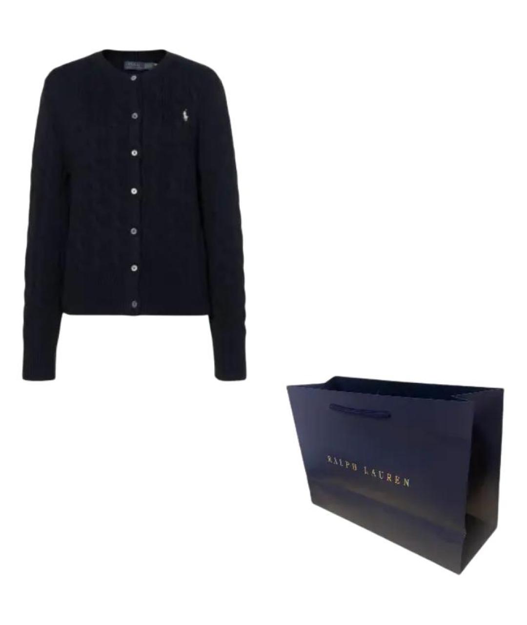 POLO RALPH LAUREN Черный кардиган, фото 2