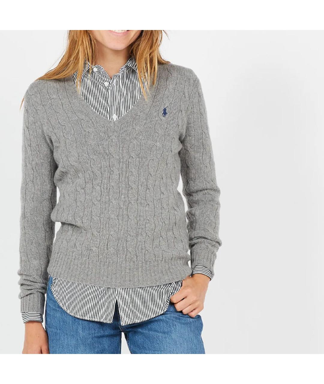 POLO RALPH LAUREN Серый джемпер / свитер, фото 5