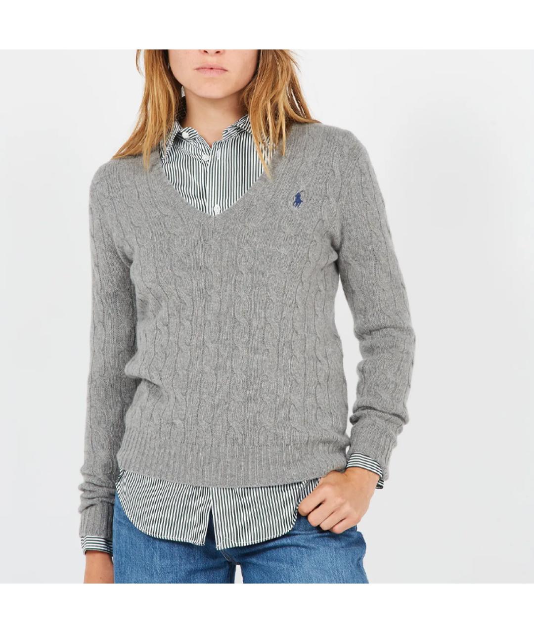 POLO RALPH LAUREN Серый джемпер / свитер, фото 6