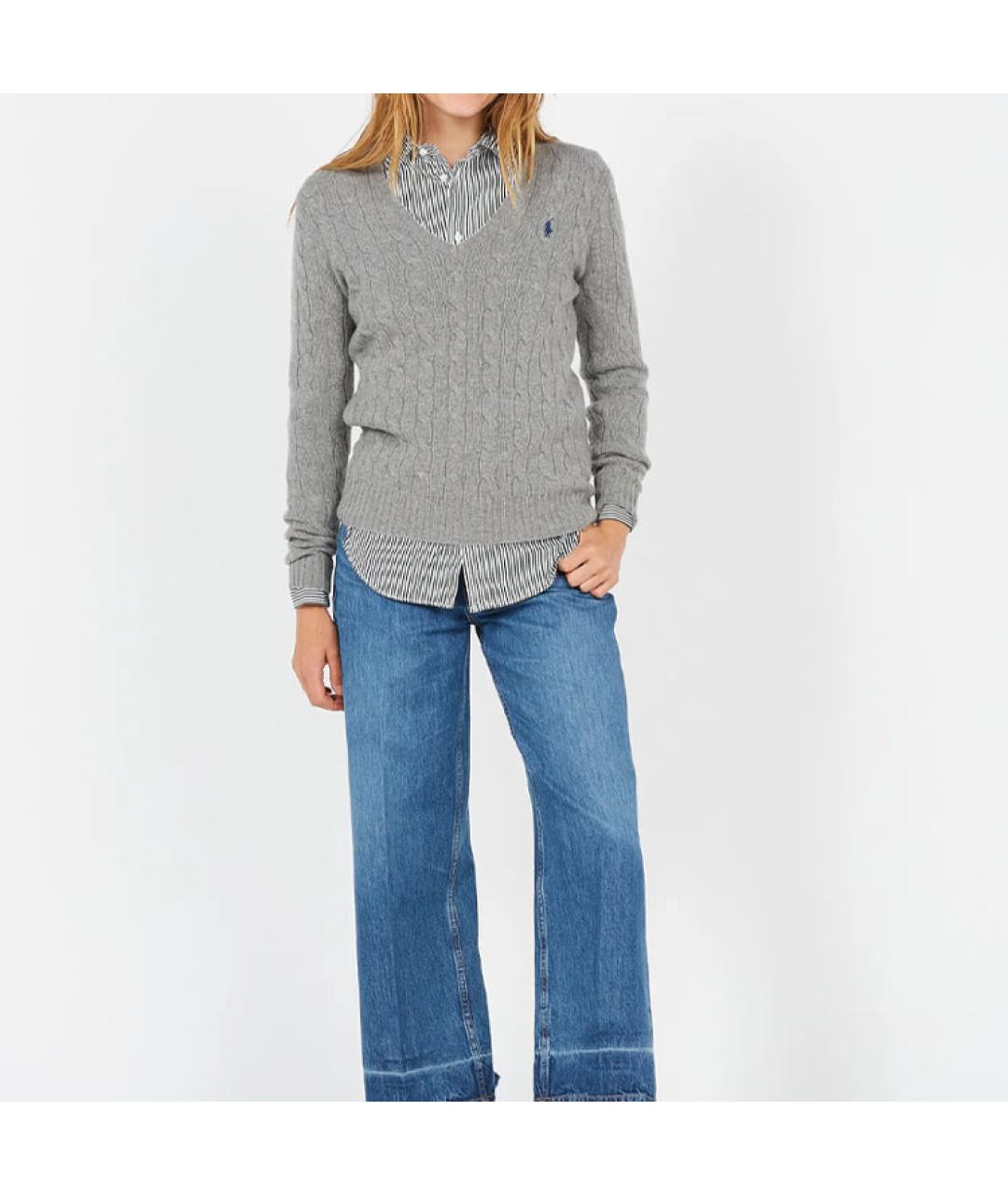 POLO RALPH LAUREN Серый джемпер / свитер, фото 3