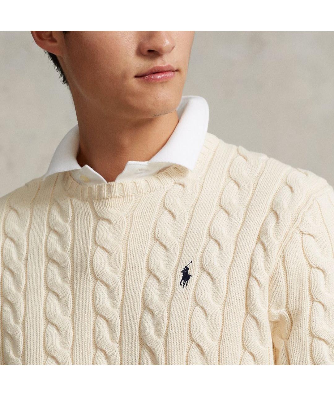 POLO RALPH LAUREN Бежевый джемпер / свитер, фото 7