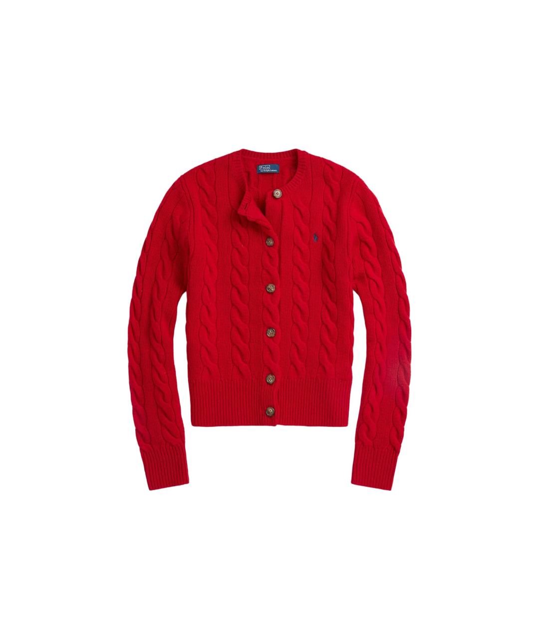 POLO RALPH LAUREN Красный кардиган, фото 3