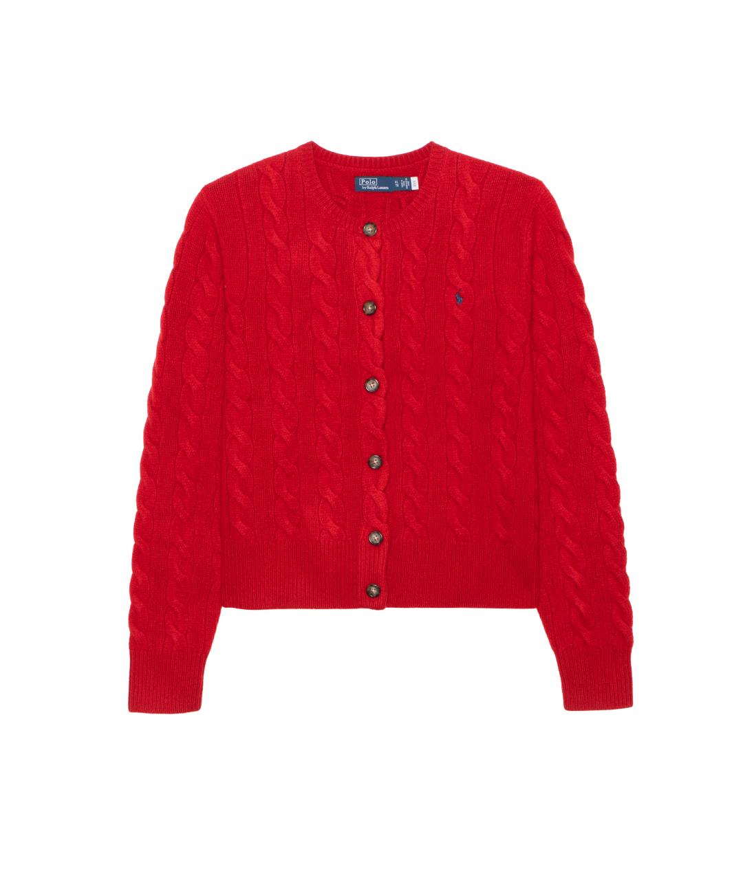 POLO RALPH LAUREN Красный кардиган, фото 1