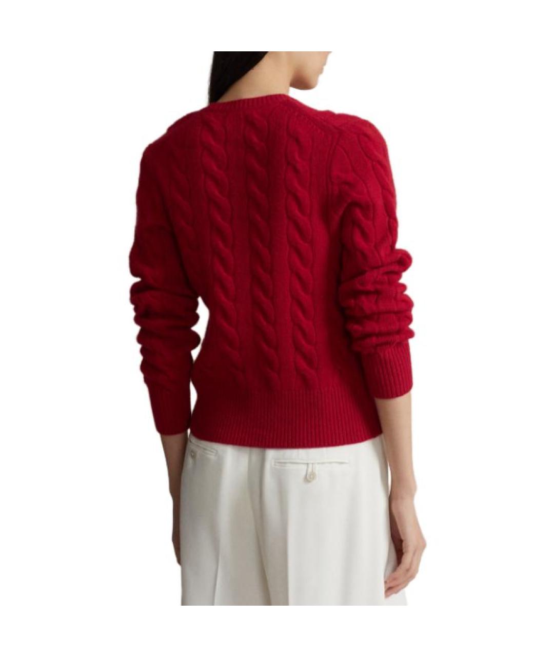 POLO RALPH LAUREN Красный кардиган, фото 5