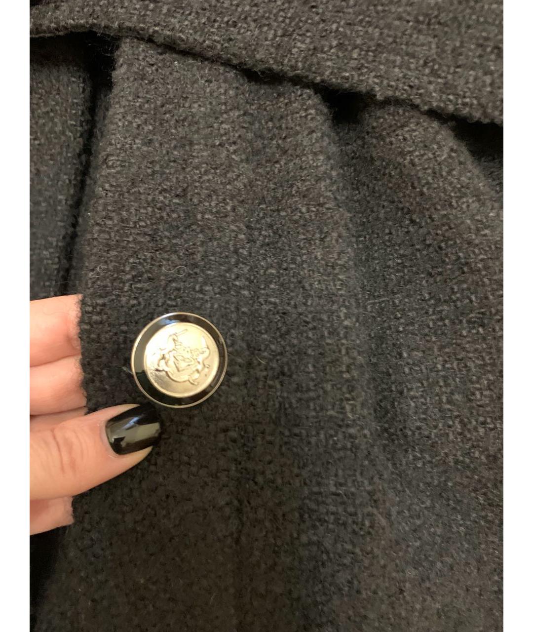 MAJE Черное твидовое пальто, фото 5