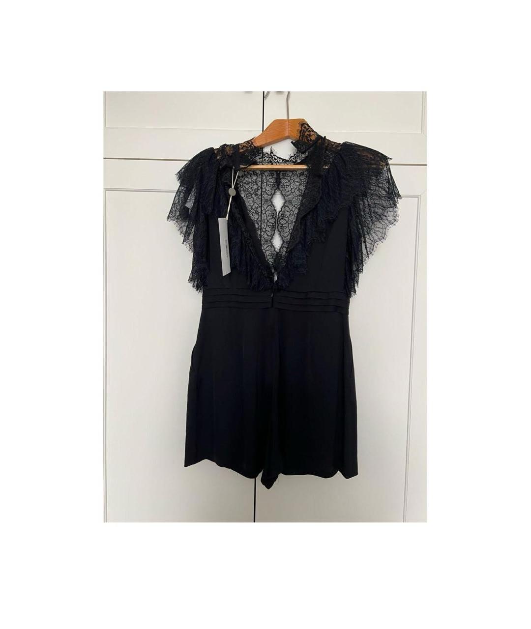 SANDRO Черный вискозный комбинезон, фото 3