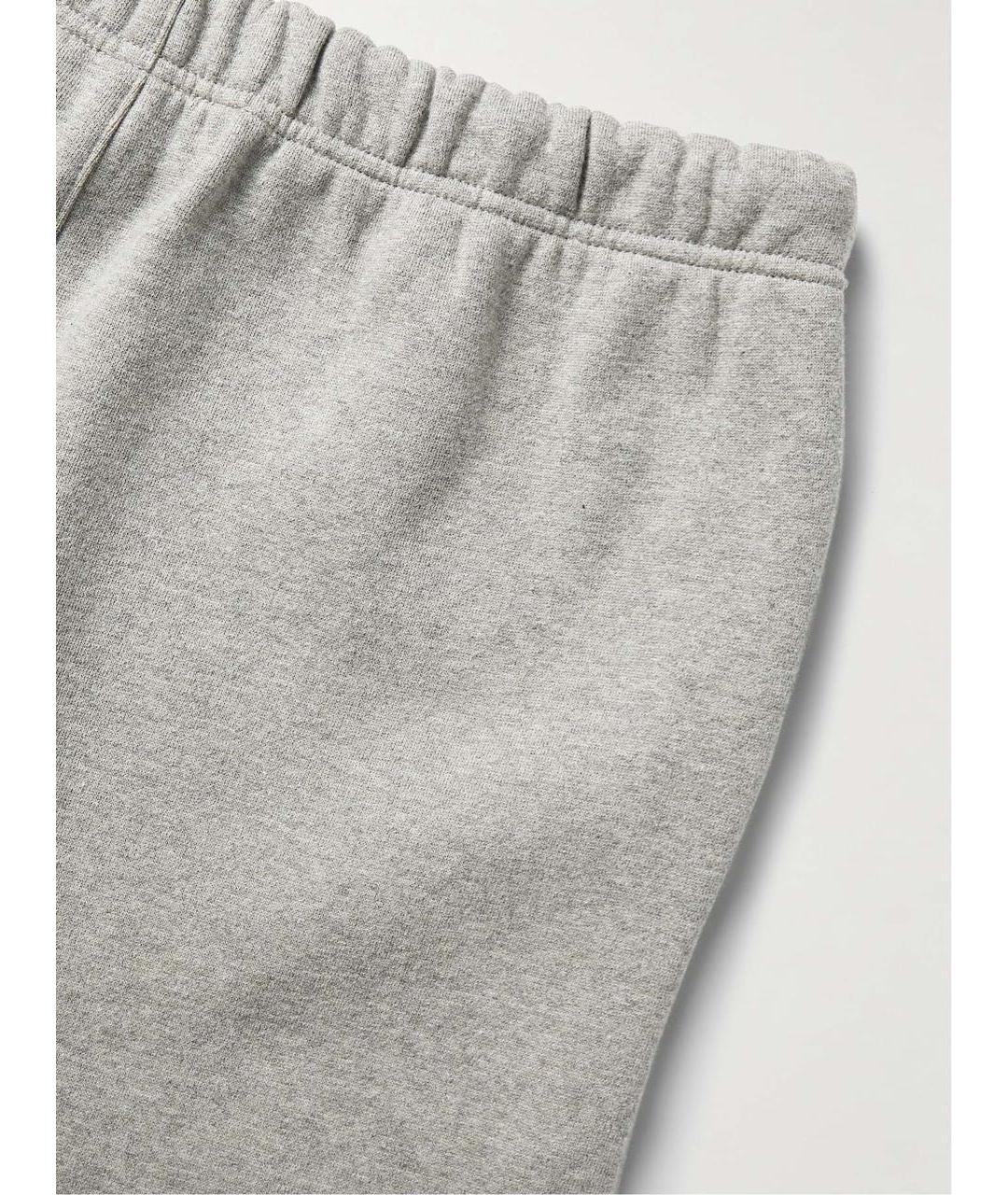 FEAR OF GOD ESSENTIALS Серые хлопковые брюки широкие, фото 3