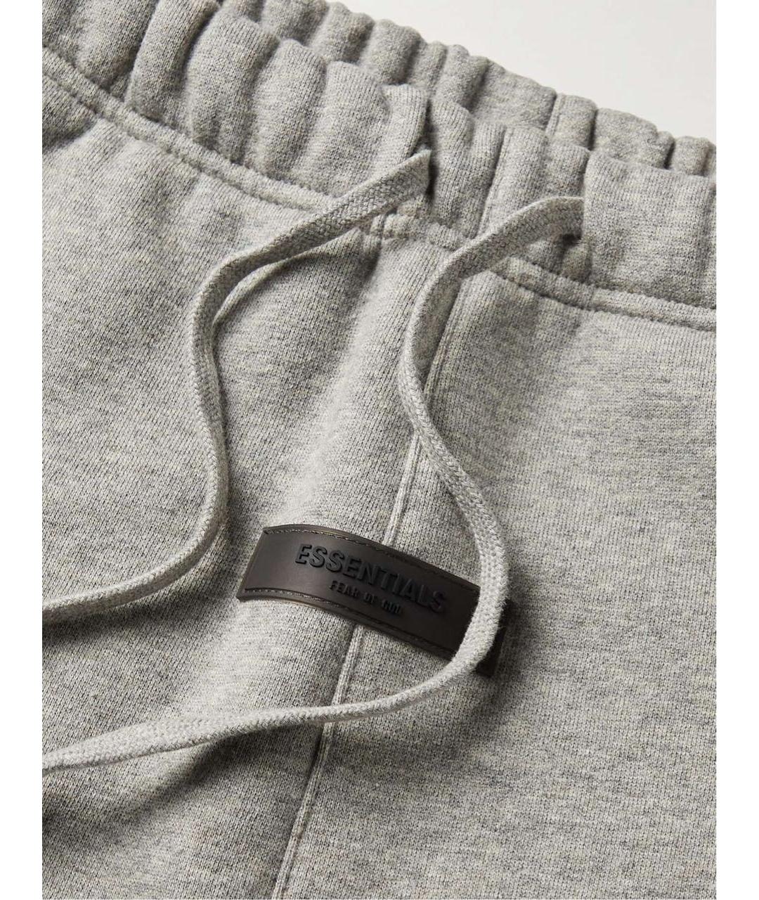 FEAR OF GOD ESSENTIALS Серые хлопковые брюки широкие, фото 2