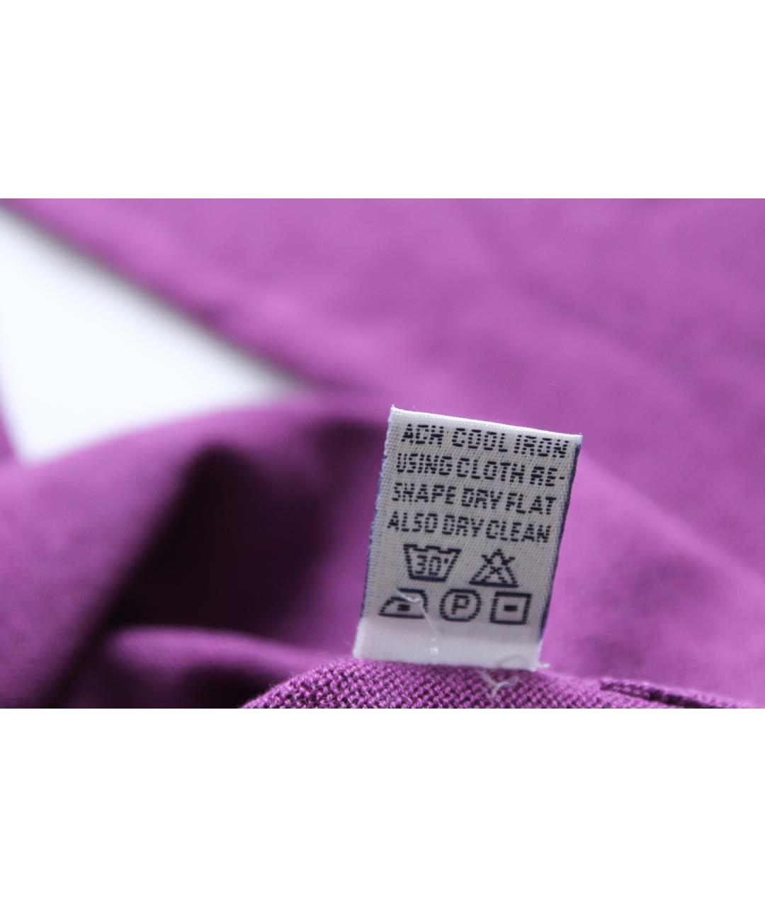 BALLANTYNE Фиолетовый шелковый джемпер / свитер, фото 8