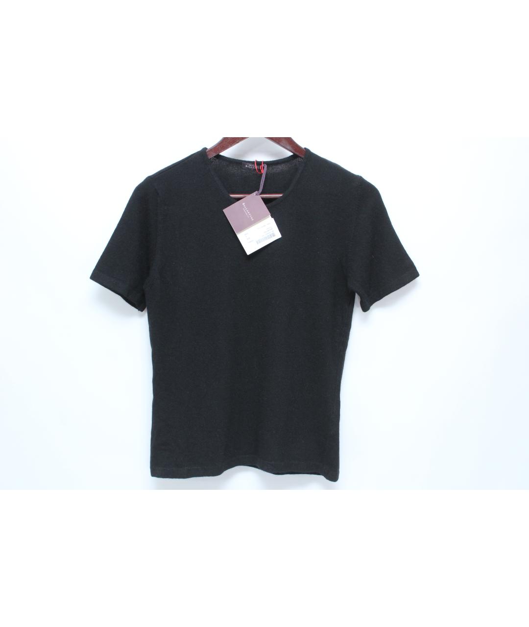 BALLANTYNE Черный шелковый джемпер / свитер, фото 10