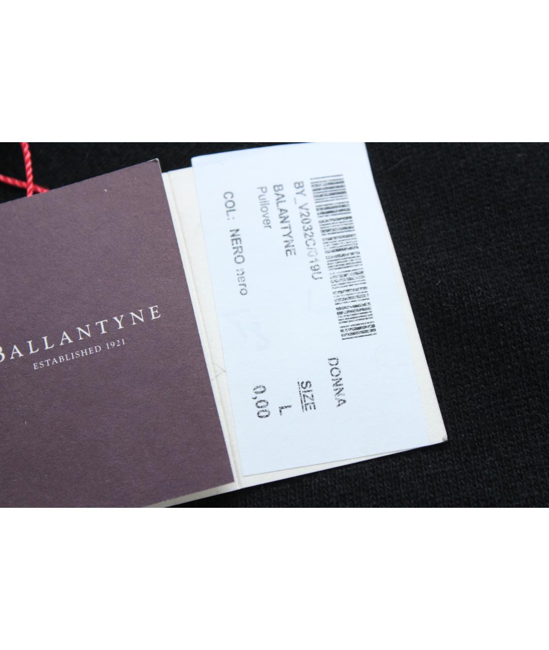 BALLANTYNE Черный шелковый джемпер / свитер, фото 7