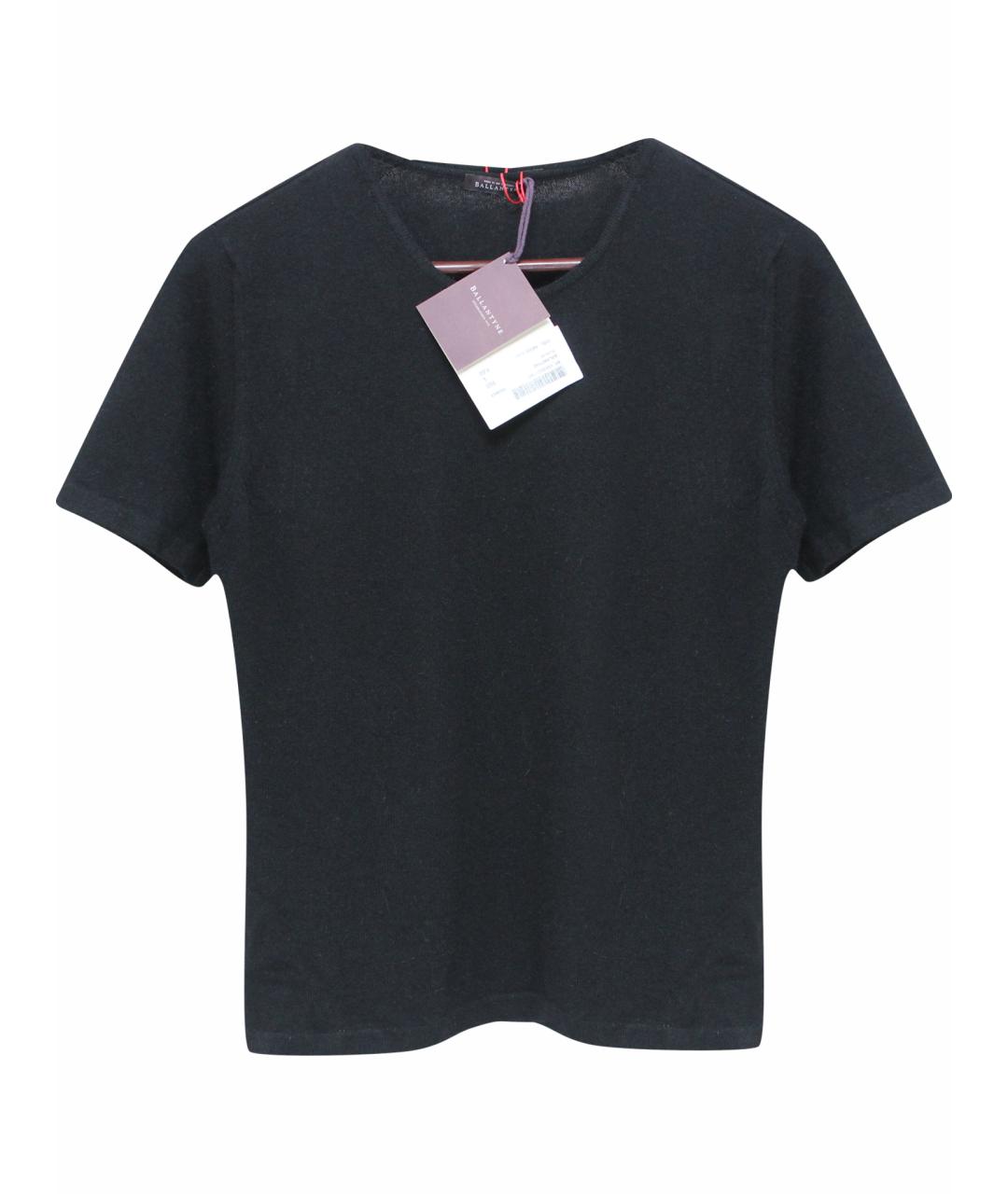 BALLANTYNE Черный шелковый джемпер / свитер, фото 1