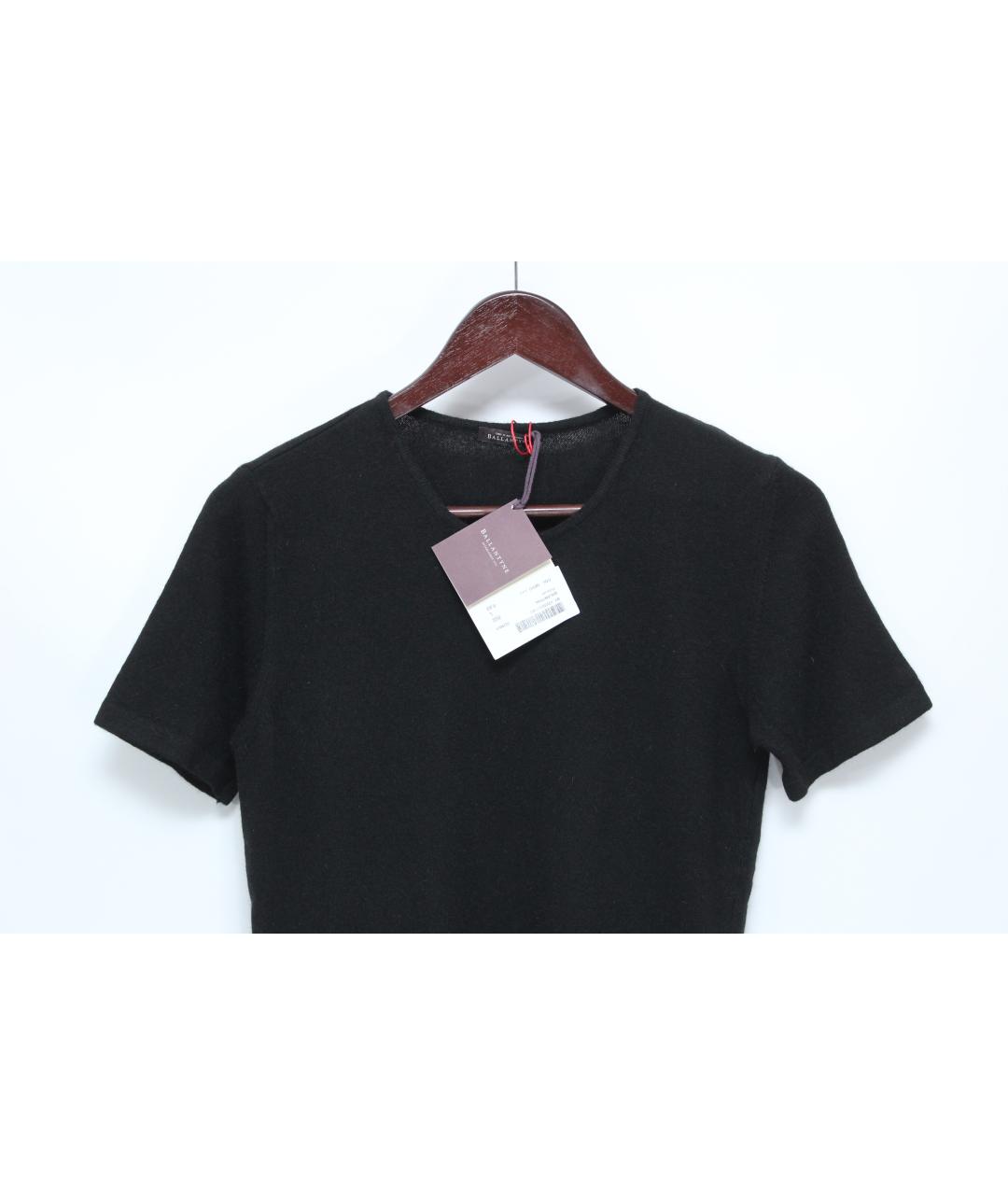 BALLANTYNE Черный шелковый джемпер / свитер, фото 3