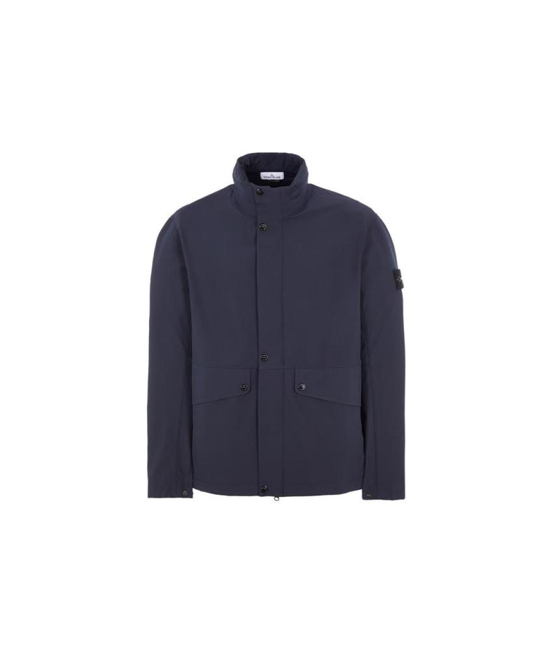 STONE ISLAND Темно-синяя куртка, фото 1