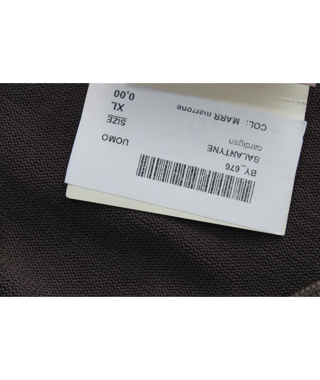 BALLANTYNE Коричневый хлопковый джемпер / свитер, фото 6