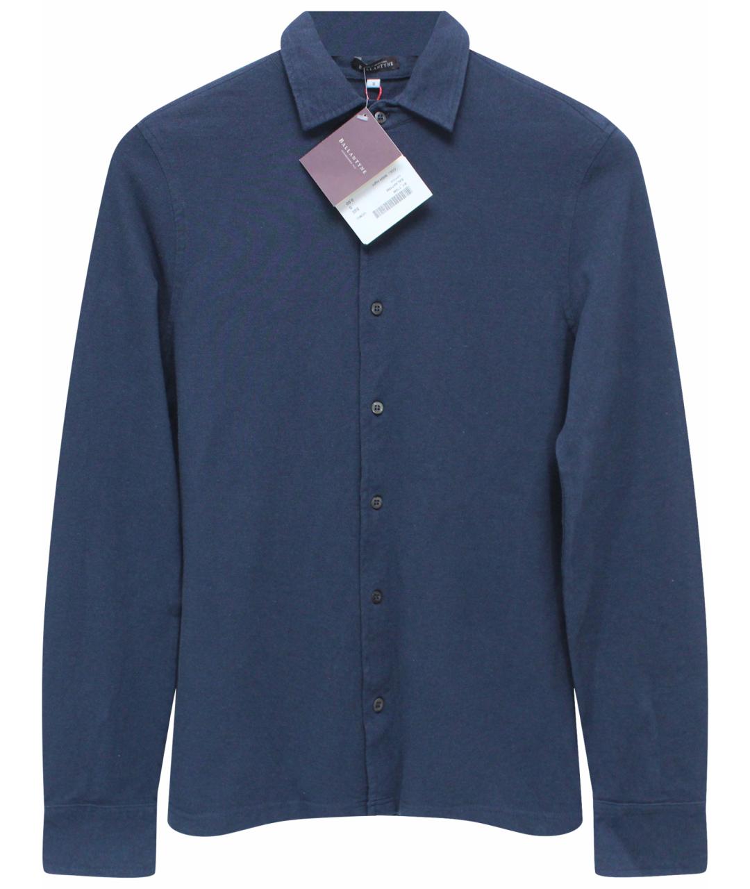 BALLANTYNE Темно-синяя хлопковая кэжуал рубашка, фото 1