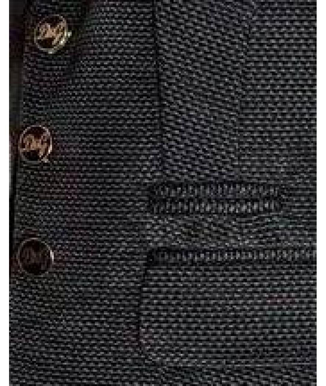 DOLCE&GABBANA Черный синтетический жакет/пиджак, фото 3