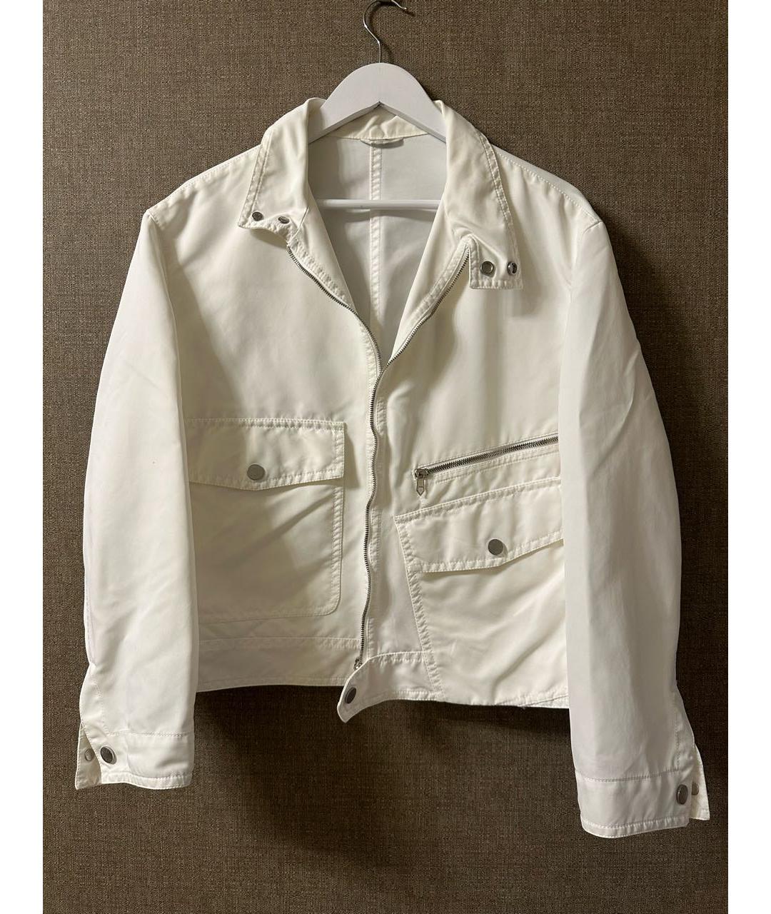 HERMES Белая полиамидовая куртка, фото 4