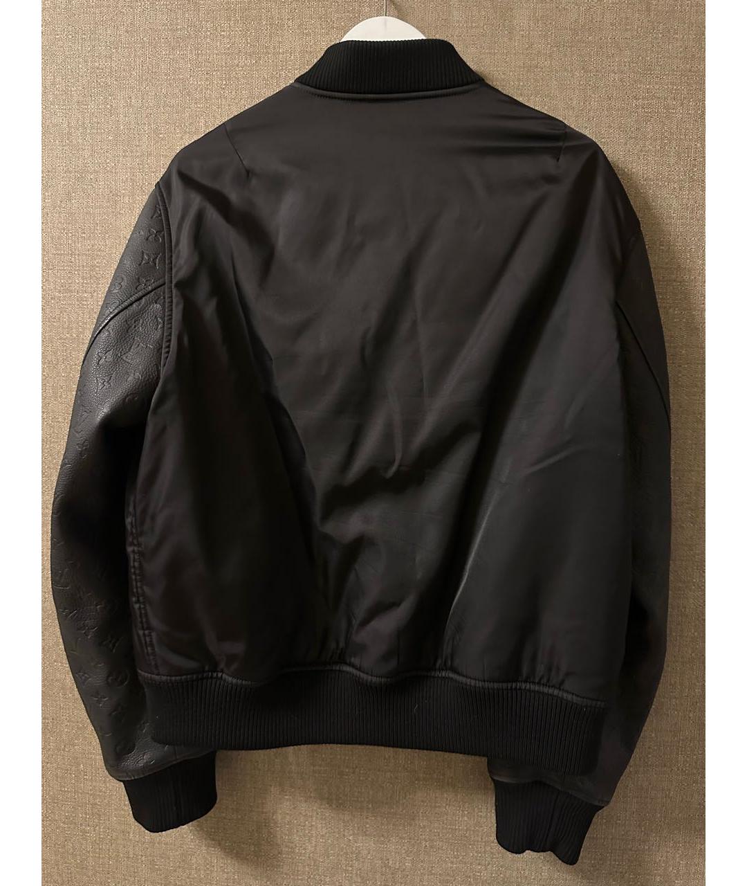 LOUIS VUITTON Черная кожаная куртка, фото 3
