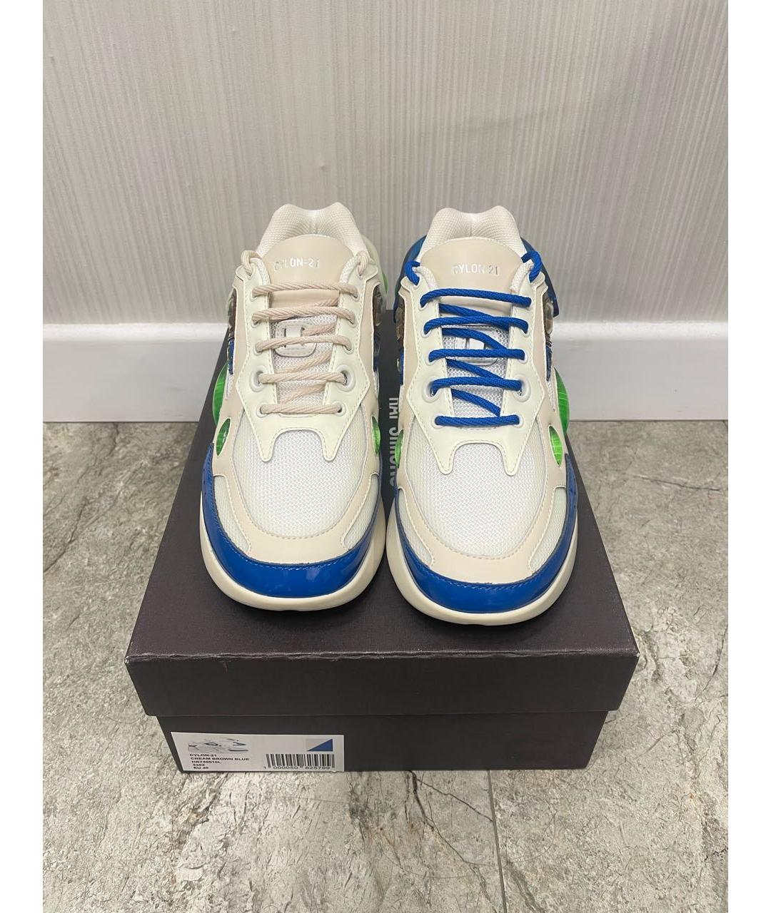 RAF SIMONS Белые низкие кроссовки / кеды, фото 2