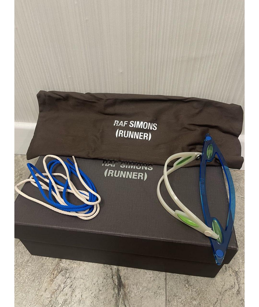 RAF SIMONS Белые низкие кроссовки / кеды, фото 6