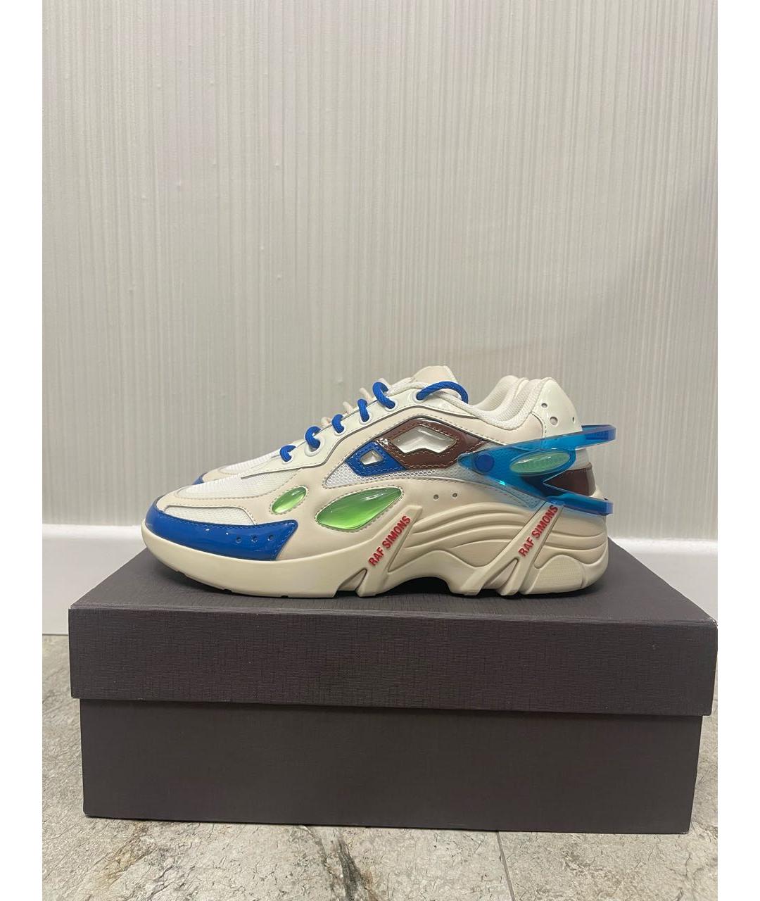 RAF SIMONS Белые низкие кроссовки / кеды, фото 7