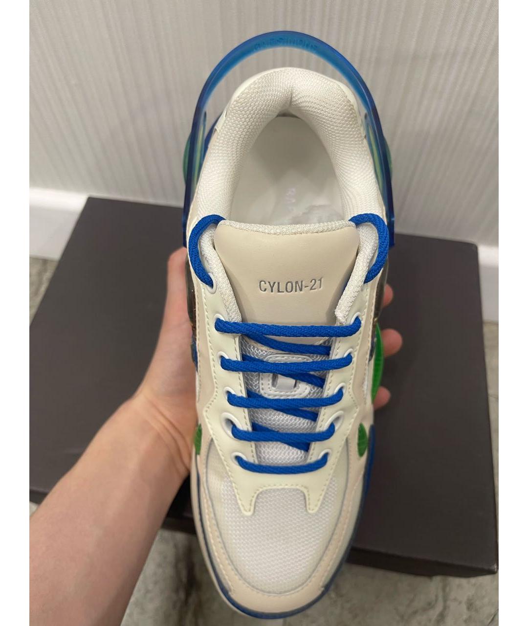 RAF SIMONS Белые низкие кроссовки / кеды, фото 8