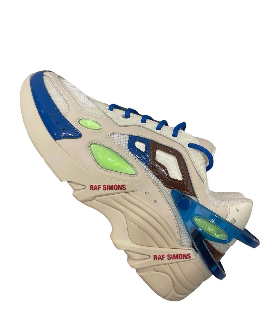 RAF SIMONS Белые низкие кроссовки / кеды, фото 3